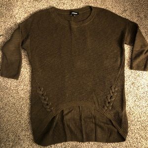 Express hi low sweater